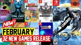32 New Switch Games For FEBRUARY 2018